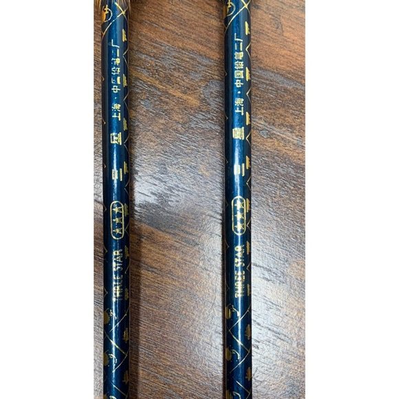 Vintage Pencils w/Toppers lot of 11 Russ Three Star Swallow Troll Animals NEW - Picture 10 of 14